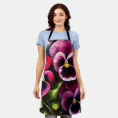  kastanjebruine daek rode slipjes waterverf schild schort (Gedragen)