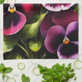 kastanjebruine daek rode slipjes waterverf schild theedoek (Gevouwen)