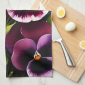 kastanjebruine daek rode slipjes waterverf schild theedoek (Quarter Fold)