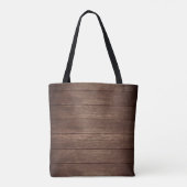 Kastanjedolfijn in de Indische Nautical Wood Ship  Tote Bag (Achterkant)