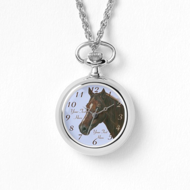 Kastanjehazen, paardenpeper horloge (Voorkant)