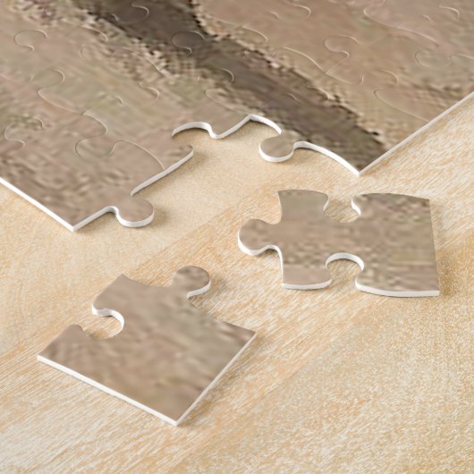 KASTANJEKLEURIG PAARD LEGPUZZEL (Zijkant)