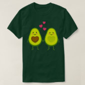 Kastanjekoppels van avocado's t-shirt (Design voorkant)