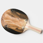 kastanjepaard-4 tafeltennisbatje (Zijkant)