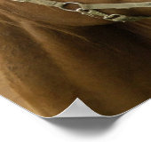 Kastanjepaarden in een Poster ter plaatse (Hoek)