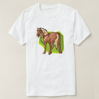  kastanjepaardenstanden herbergen paardenthema t-shirt