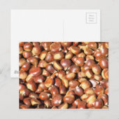 kastanjes-211079, zoete kastanjes, delicatesse briefkaart (Voorkant / Achterkant)
