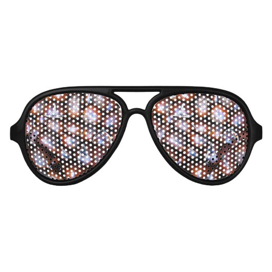 Kastanjes Aviator Zonnebril (Voorkant)