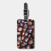 Kastanjes Bagagelabel (Voorkant verticaal)