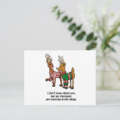 Kastanjes branden briefkaart (Staand voorkant)