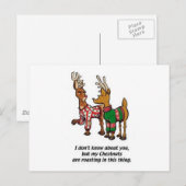 Kastanjes branden briefkaart (Voorkant / Achterkant)