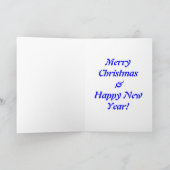 Kastanjes branden feestdagen kaart (Binnen)