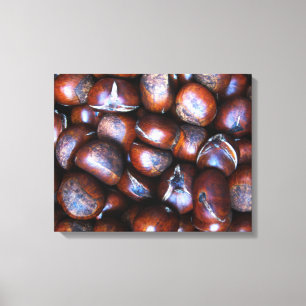 Kastanjes Canvas Afdruk