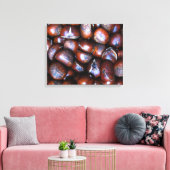 Kastanjes Canvas Afdruk (Insitu (Woonkamer))