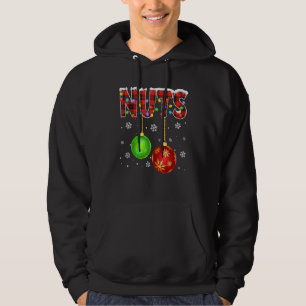 Kastanjes die kerst met paren passen hoodie