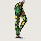 Kastanjes en egel naadloos (ver.6) leggings (Rechts)