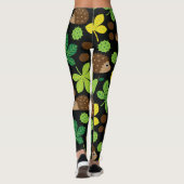 Kastanjes en egel naadloos (ver.6) leggings (Achterkant)