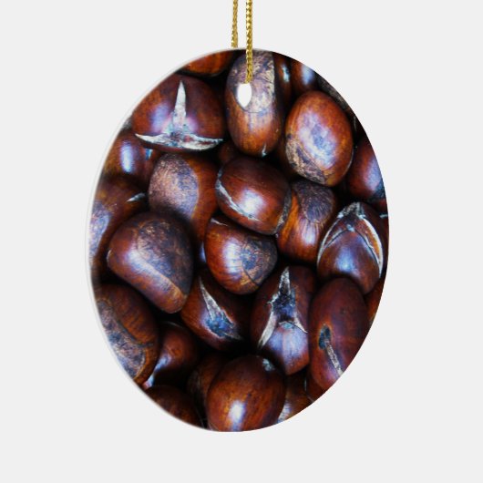 Kastanjes Keramisch Ornament (Rechts)