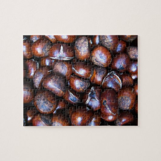 Kastanjes Legpuzzel (Horizontaal)