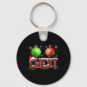 Kastanjes Leuke Bijpassende Koppels Kerstverlichti Sleutelhanger