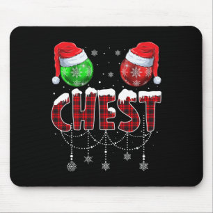 Kastanjes Matching Family Fun Borstnoten Kerstmis Muismat