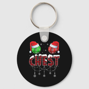 Kastanjes Matching Family Fun Borstnoten Kerstmis Sleutelhanger