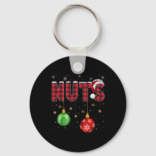 Kastanjes Matching Family Fun Borstnoten Kerstmis Sleutelhanger