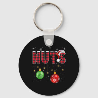 Kastanjes Matching Family Fun Borstnoten Kerstmis Sleutelhanger