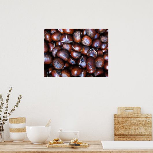 Kastanjes Poster (Keuken)