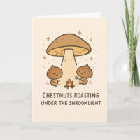 Kastanjes Roosteren - Grappige Kerstkaart