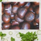 Kastanjes Theedoek (Gevouwen)