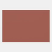 Kastanjevaste kleur inpakpapier vel (Voorkant 2)