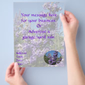 Kastboom Purple Flowers Flyer (Hand)