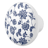 Kastdroog / Keramische deurknoppen - Frans blauw/w Keramische Knop (Rechts)