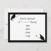 Kastdroog met diploma op blanco kaart (Achterkant)