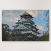 kaste van osaka bij zonsondergang legpuzzel (Horizontaal)