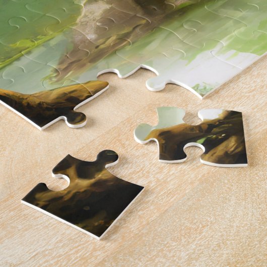 Kasteel 3 Easy Brain Art Puzzels Foto Puzzels Inte (Zijkant)