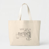 Kasteel Achnacarry, Highlander, Terrier Schouderta Grote Tote Bag (Voorkant)