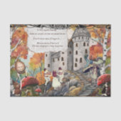 Kasteel Alice Moerbeestruik Rups Tissuepapier (Voorkant)