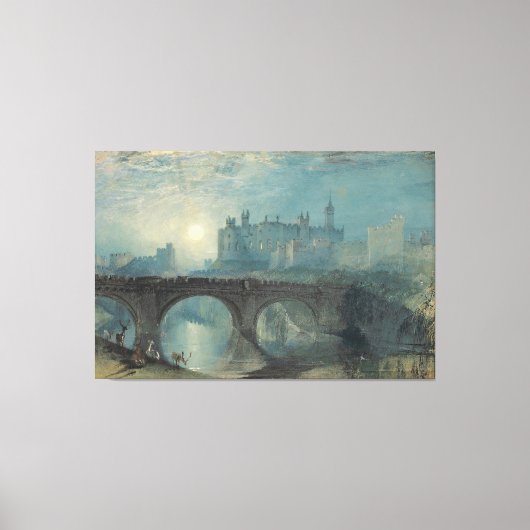 Kasteel Alnwick Canvas Afdruk (Voorkant)