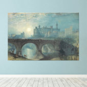 Kasteel Alnwick Canvas Afdruk (Insitu (Houten vloer))