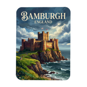Kasteel Bamburgh Engeland Magneet