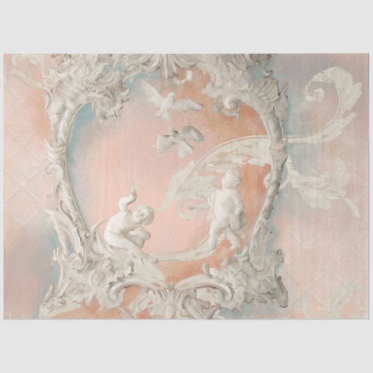  Kasteel Barok Rococo Schloss Augustusburg Tissuepapier (Voorkant)