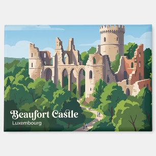 Kasteel Beaufort Luxemburg Magneet