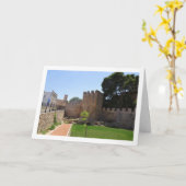 Kasteel Benisanó, Valencia, Spanje, Spaans Kaart (Gele Bloem)