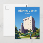 Kasteel Blarney Ierland Briefkaart (Voorkant / Achterkant)