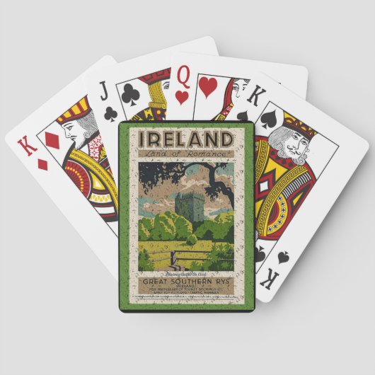 Kasteel Blarney uit het verleden Pokerkaarten (Achterkant)