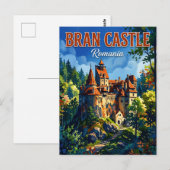 Kasteel Bran Roemenië Briefkaart (Voorkant / Achterkant)