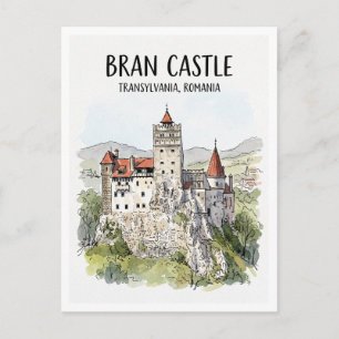 Kasteel Bran Roemenië Briefkaart