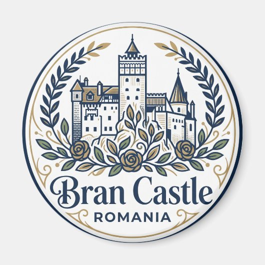 Kasteel Bran Roemenië Magneet (Voorkant)